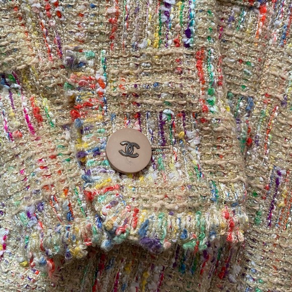 🛑 SALE CHANEL vintage jacket stunning very good condition 42 FR like small - Picture 9 of 14